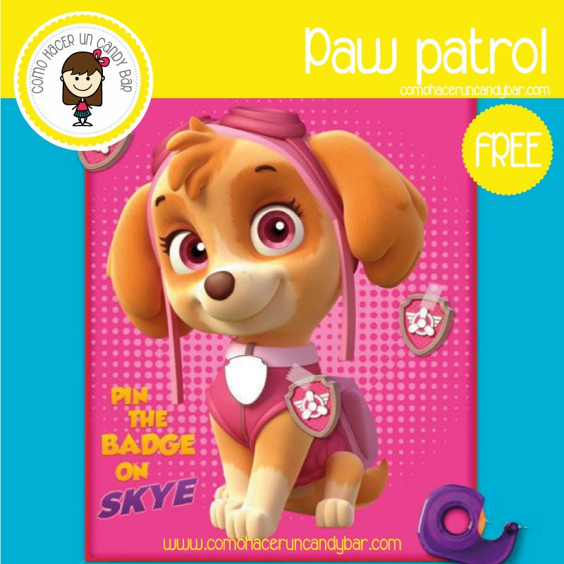 Paw Patrol Poster Para Imprimir Kits Imprimibles Para Fiestas Gratis