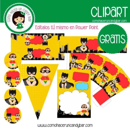 imprimibles gratis de batman y robin gratis