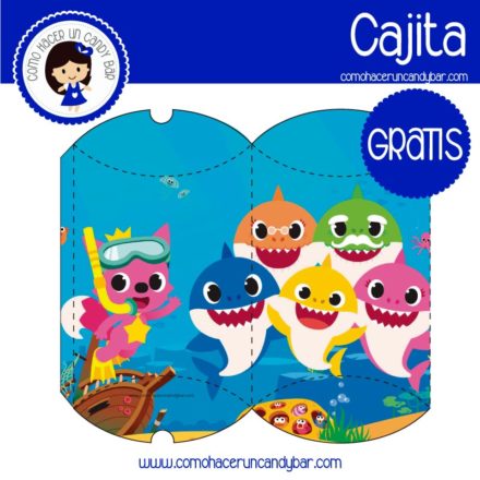 imprimibles gratis cajita baby shark