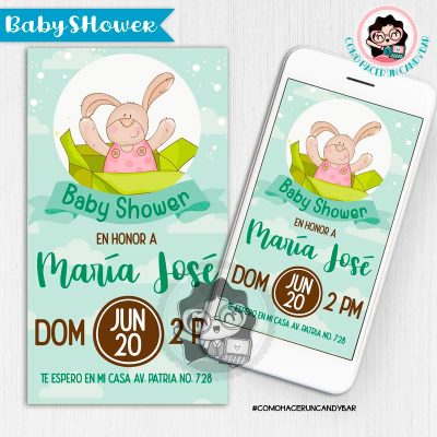 Invitación digital whatsapp Baby Shower kits imprimibles para fiestas