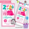 Invitación digital whatsapp princesa Aurora bella durmiente kits imprimibles para fiestas