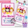 Invitación digital whatsapp princesas baby de disney kits imprimibles para fiestas