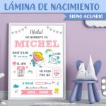 Laminas de Nacimiento Horóscopo para Imprimir