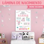 Laminas de Nacimiento Horóscopo para Imprimir