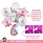 Set Globos Unicornio Sleep No. 6
