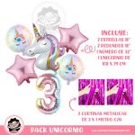 Set Globos Unicornio Sleep No. 3