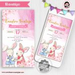 Invitación Digital: Canejitos Bautizo