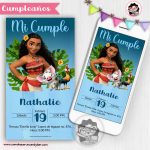 Invitación Digital: Moana