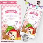 Invitación Digital: Animalitos de la Granja