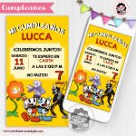 Invitación Digital: Cuphead