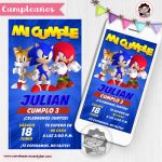 Invitación Digital: Sonic