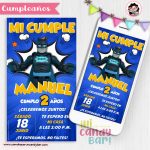 Invitación Digital: Batman Lego