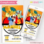 Invitación Digital: Pokémon