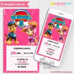 Invitación Digital: Paw Patrol
