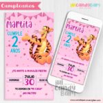 Invitación Digital: Tigger Winnie Pooh