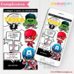 Invitación Digital: Avengers