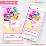Invitación Digital: My Little Pony