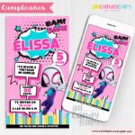 Invitación Digital: Spider Gwen