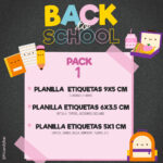 Etiquetas Escolares Digital