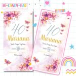 Invitación Digital: Flores