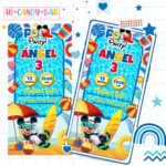 Invitación Digital: Mickey Mouse