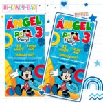 Invitación Digital: Mickey Mouse