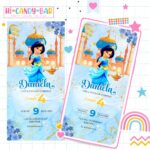 Invitación Digital: Princesa Jasmine