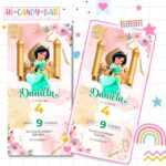 Invitación Digital: Princesa Jasmine