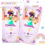 Invitación Digital: Princesa Jasmine