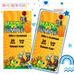 Invitación Digital: Plantas vs Zombies