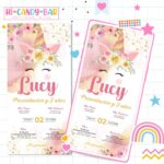 Invitación Digital: Unicornio